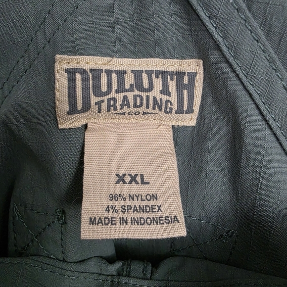 Duluth Women's Heirloom Gardening Bib Overalls Shorts, Fir Green, Size XXL - Picture 7 of 8